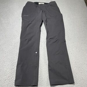 Arborwear Cordura Cargo Pants Womens 8/32L Gray Nylon Stretch Workwear Outdoor